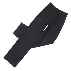 NWT THEORY High Waist Wide Pant in Black Precision Ponte Trouser Pants 0